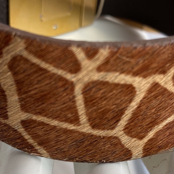 Fossil brand Leather Giraffe Printed Bracelet NWT - Picture 5 of 5